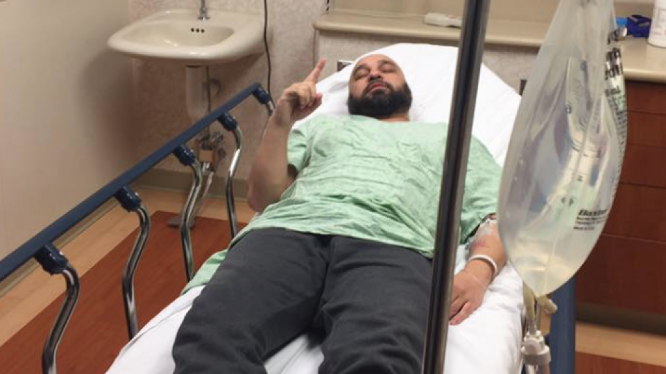 Мишо Шамара приет в болница