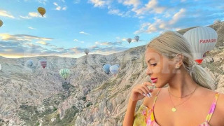 Жанета Осипова лови шарени балони (СНИМКИ)