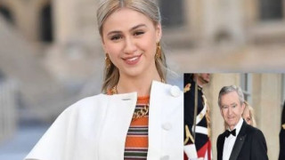 Мария Бакалова застана до най-богатия човек в света (Българката в епицентъра на протест по време на дефилето в Париж)