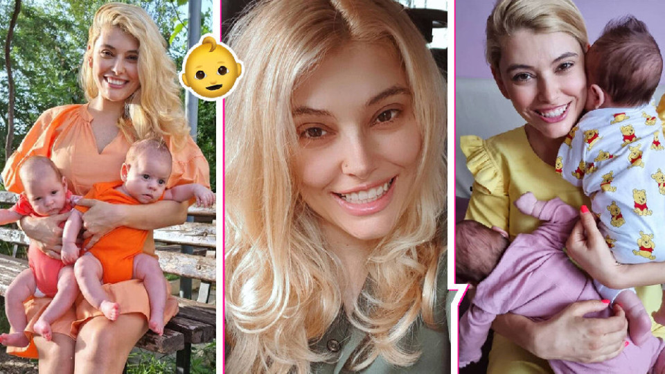 Близнаците на  Ева Веселинова  навършиха 6 месеца