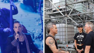 Вини Джоунс инкогнито у нас с Роби Уилямс