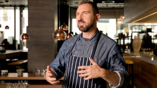 Шеф Андре Токев с катетър в Казичене