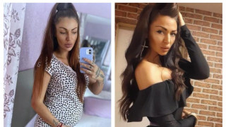 Бременната Гентиана страда за тялото си (ФОТО)