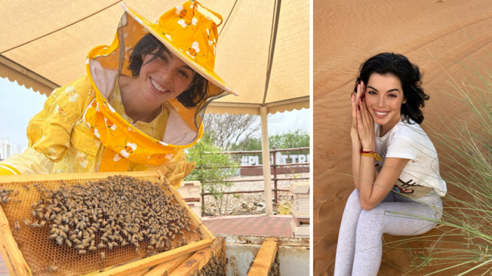 Ново амплоа: Мегз се зае да гледа пчели в Дубай