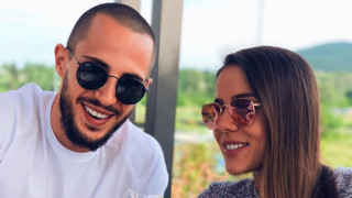 Наум Шопов глези Теа в Тоскана