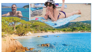 Цветанка Ризова с меден месец на остров Корсика