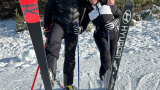 Анелия на ски с любимия