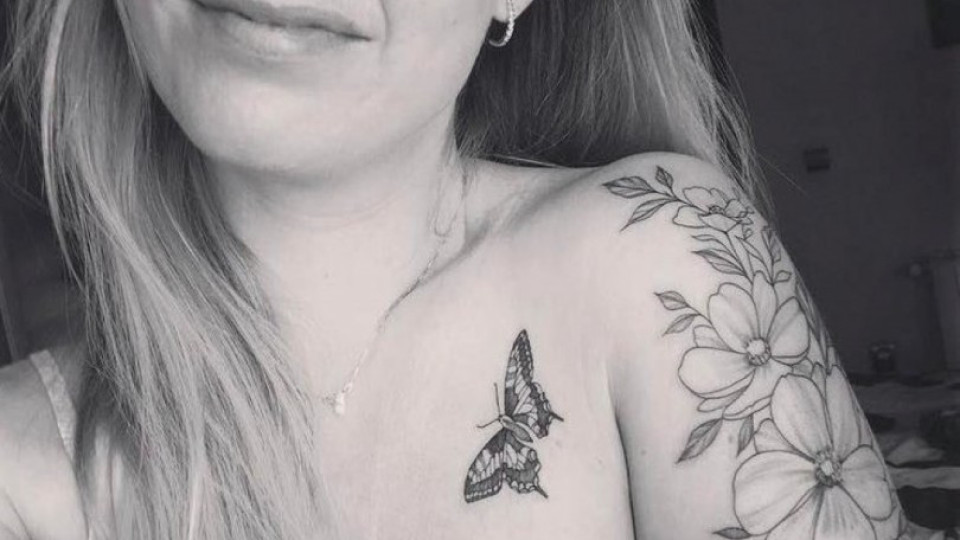 Линда Петкова с нова татуировка за Св. Валентин Линда Петкова с нова татуировка за Св. Валентин