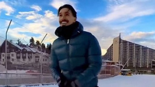 Ергенът Виктор откри сезона на сноуборда