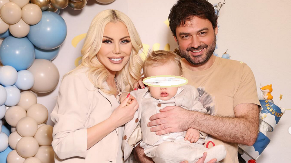 Камелия и малкият Баян празнуват рожден ден на таткото Цветин ВИДЕО