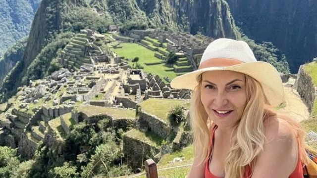 Ива Дойчинова изкачи архитектурния комплекс Мачу Пикчу построен от инките
