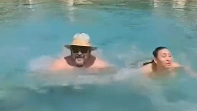 Иван Динев Устата и Софи Маринова си спретнаха мини състезание по