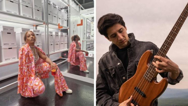 Поп певицата Прея боядиса стари стереокасетки в розово Тя обясни