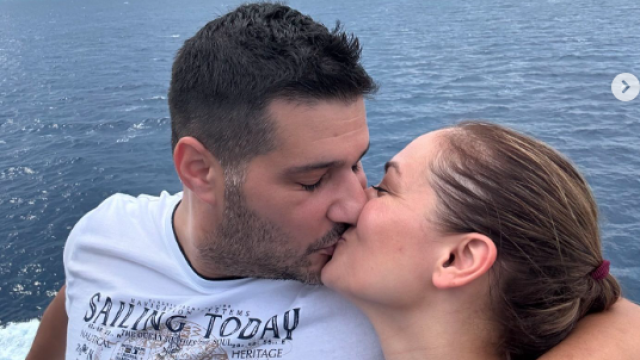 Хубавицата Йоанна Темелкова заведе мъжа си Мартин Гяуров на романтична