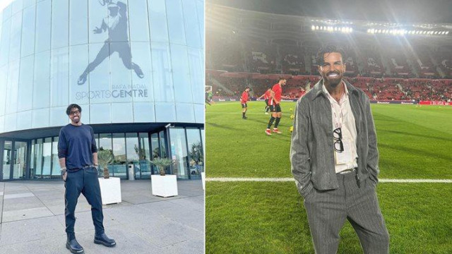 Благой Георгиев гостува на Рафаел Надал Бившият национал посети академията