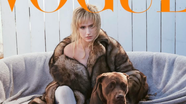 Като корица на чешкото издание на знаменитото списание Вог изгря