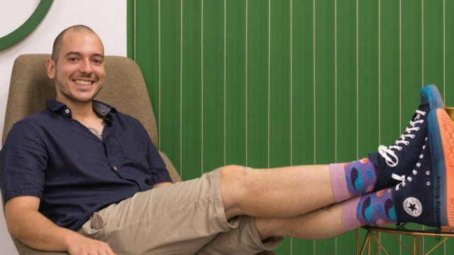 Николаос Цитиридис е вечно усмихнат и позитивен макар в детството