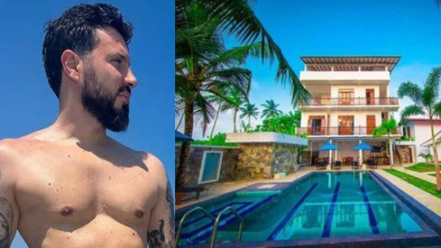 Уникални кадри от екзотичната вила в Шри Ланка където се