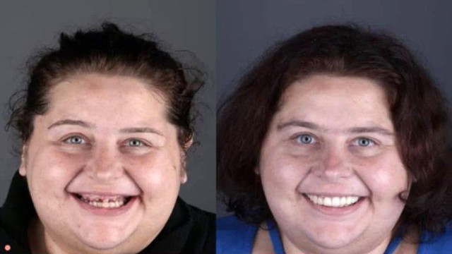 36 годишната жена която само преди година беше една от най тежките