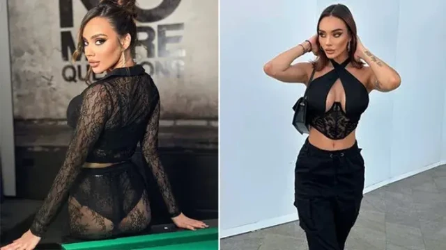 С ръце и шал фолкаджийката Биляниш си прикрива гръдите пише