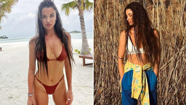 Моделката с най хубавите сини очи Диляна Попова откри сезона на