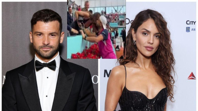 0боротната мексиканска певица и актриса Ейса Гонсалес бе разцелувана край