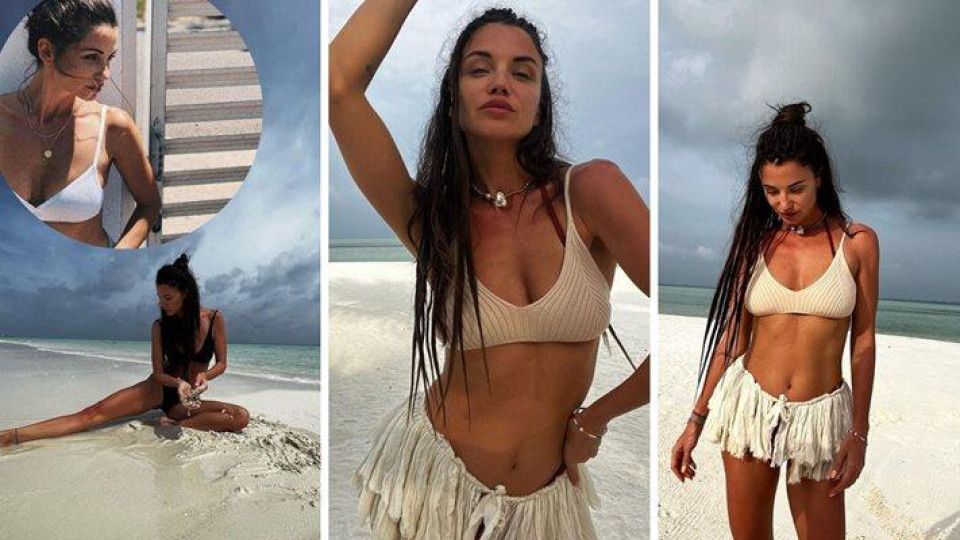  Диляна Попова на разходка по сутиен 