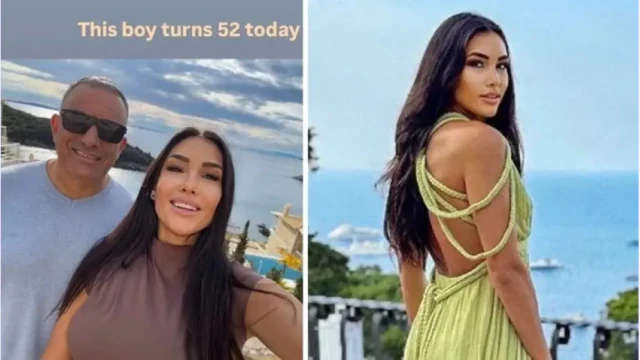 Новата приятелка на журналиста която е с 22 години по млада