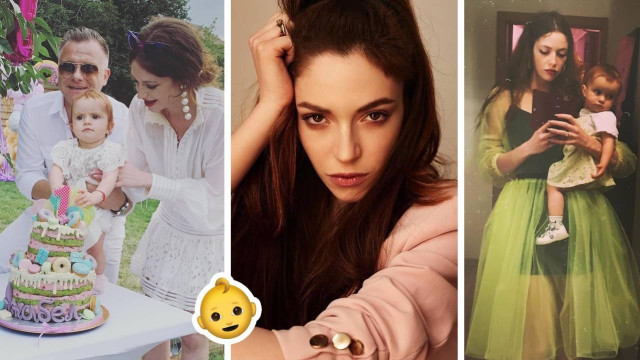 Моделът Глория Петкова и дъщеричката й Анабел се обличат еднакво