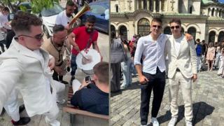 Наследникът на Ирина Тенчева с изпращане като сватба