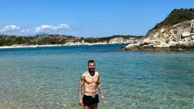 По плажовете в Гърция забегна нападателят на Лудогорец Спас Делев 35 годишният