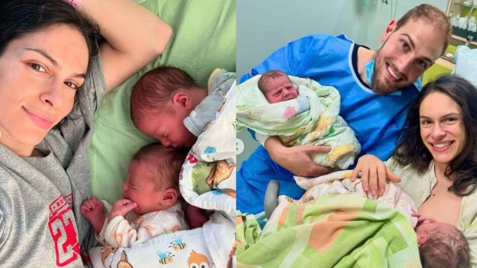 Даяна Хаджиева роди 2 момичета