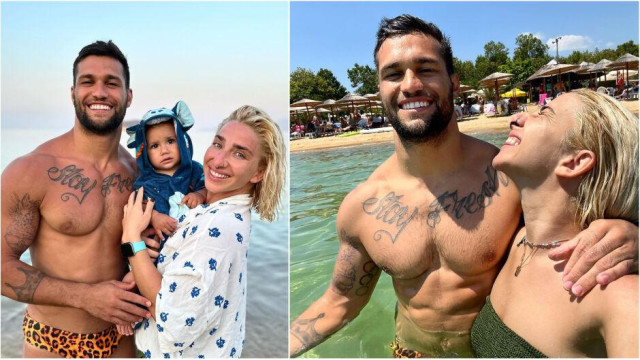 Детето на Мила Савова и Сами Хоссни стана християнче пише