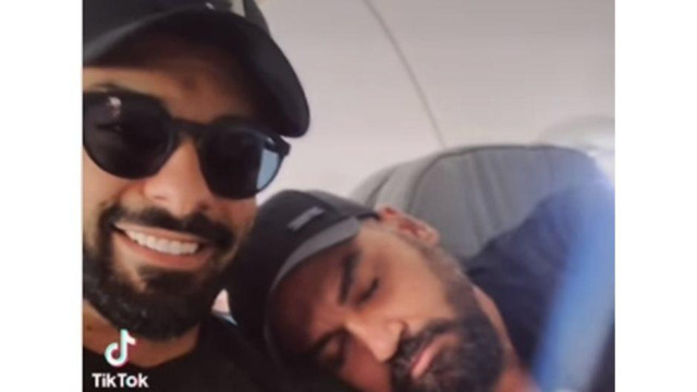 Азис и Меди си легнаха заедно в самолет На кадър