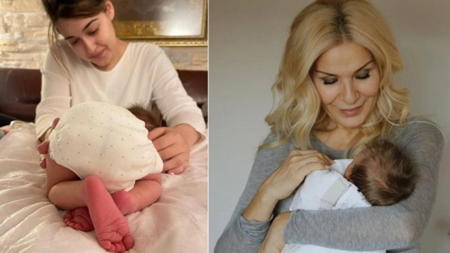 Семейството на известната тв водеща Гала сияе под жаркото слънце