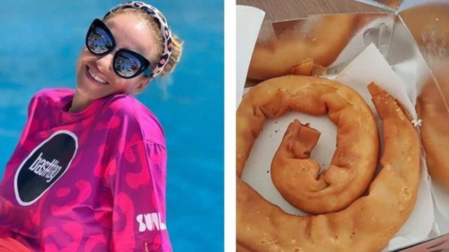 Певицата Алекс Раева определено не брои калориите когато е на