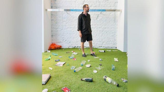 Изметената от двора на Националния исторически музей арт инсталация на