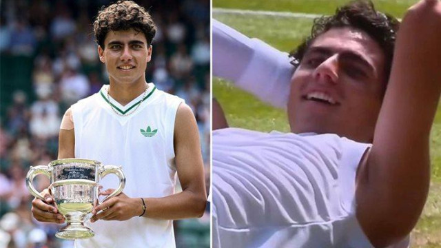 Шампионът ни от Уимбълдън непрекъснато тренира и няма време за