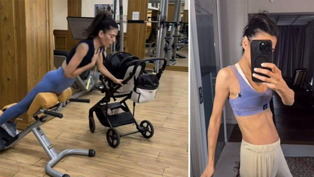 Жената на продуцента Андрей Арнаудов Емануела тренира заедно с