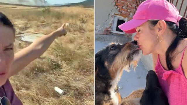 Само Господ ни спаси от пожара Това каза бившата плеймейтка Миглена