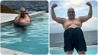 Фънки стана Херкулес на Царево, Койна с куче на самотен плаж