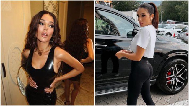 Певицата Диона показа страхотна фигура снимайки се до луксозен автомобил