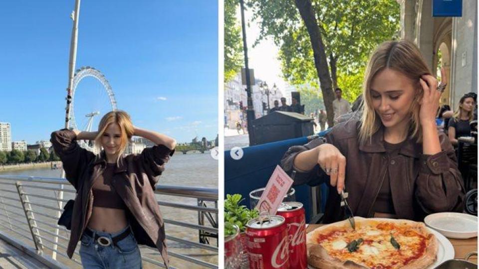 Мария Бакалова пръска сексапил в Лондон