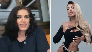 Диона учи майка си на секси пози