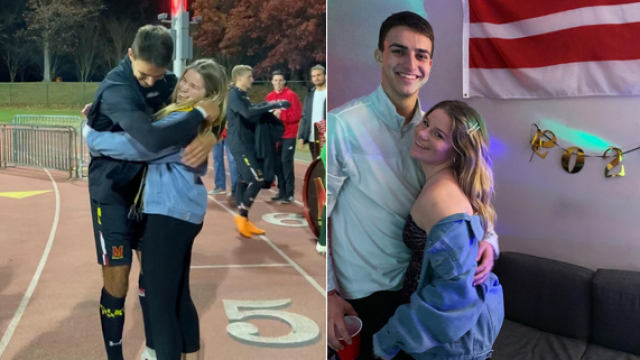 Български футболист е на крилете на любовта с американската си