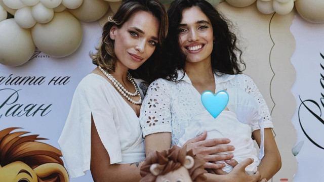 39 годишната Ирена Милянкова ориса първото си внуче Малкият Раян –