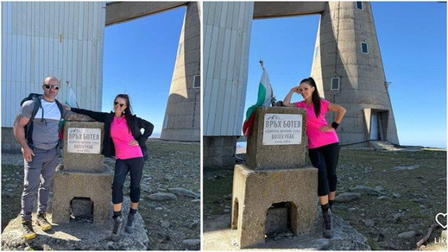 Не на шега планинарка се оказа Преслава Певицата често си