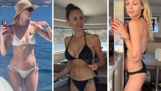 Луиза Григорова се съблече на катамаран