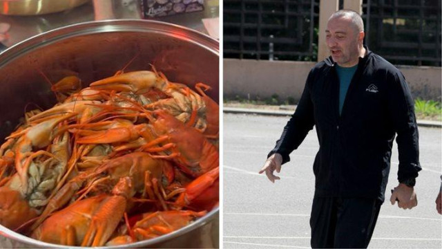 Димитър Желязков по известен като Митьо Очите се глези с пресни