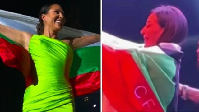 Скандал в Македония: Цеца шокира с българско знаме!